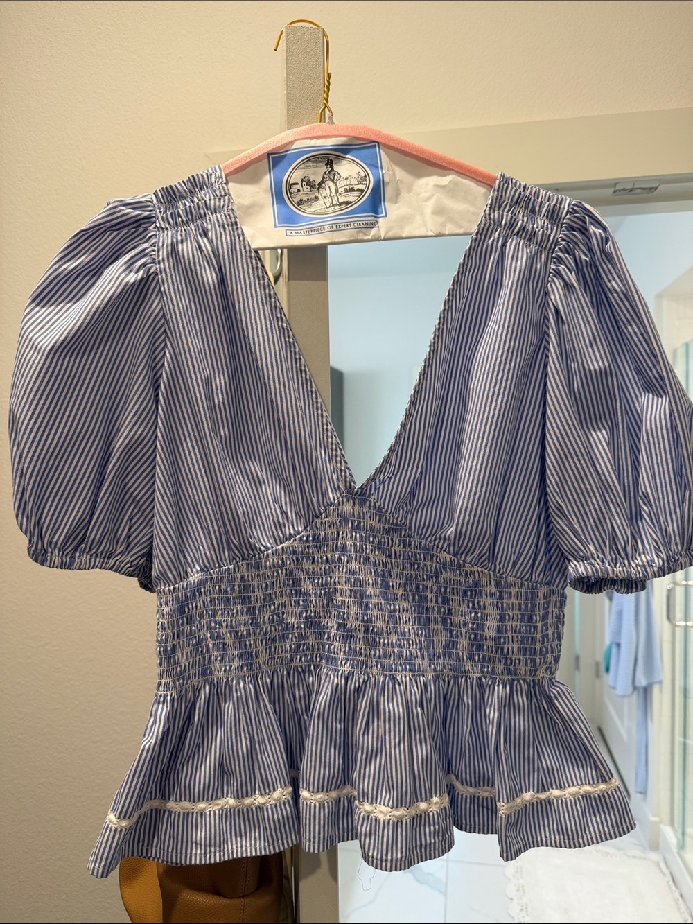 Sea NY x RTR Puff Sleeve Top